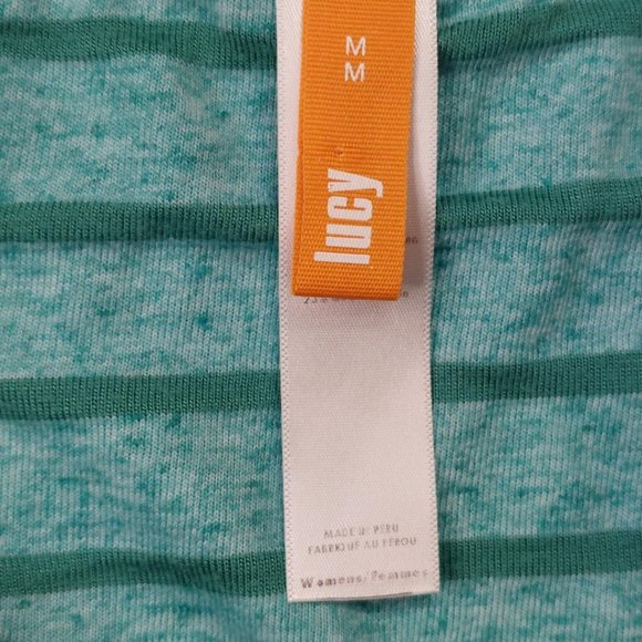 Lucy Mint Green Striped Maxi Skirt - Size M - Picture 3 of 5